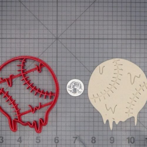 Melting Baseball 266-L698 Cookie Cutter