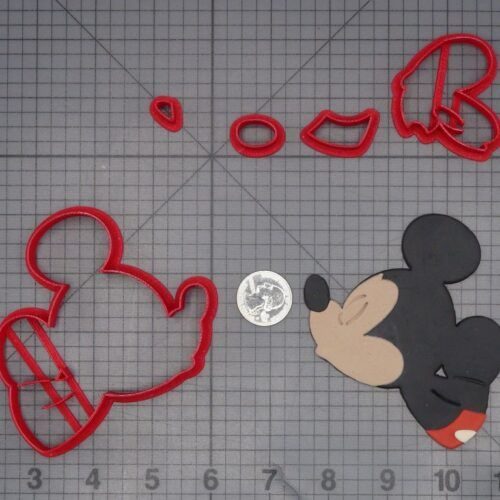 Mickey Mouse Kiss 266-L619 Cookie Cutter Set