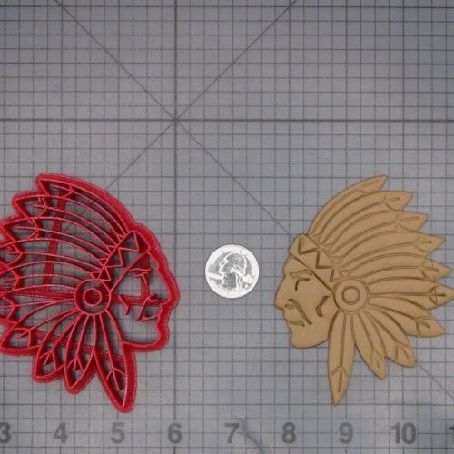 Native American Head 266-L674 Cookie Cutter