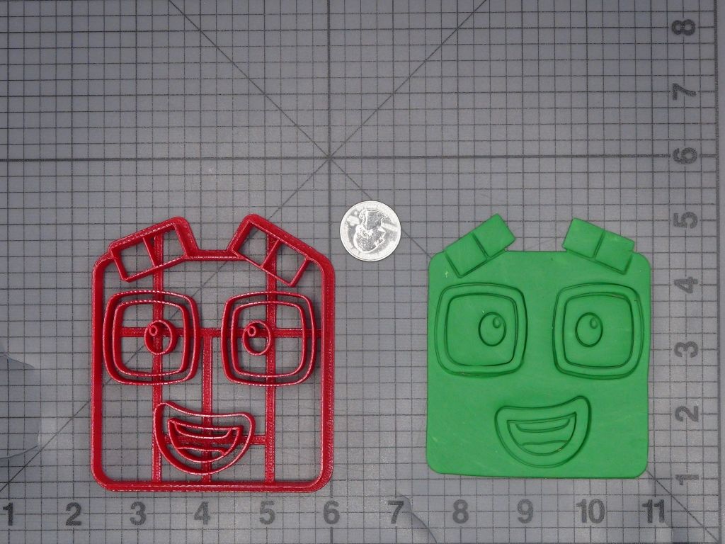 Numberblock Adventures - Four Head 266-L580 Cookie Cutter
