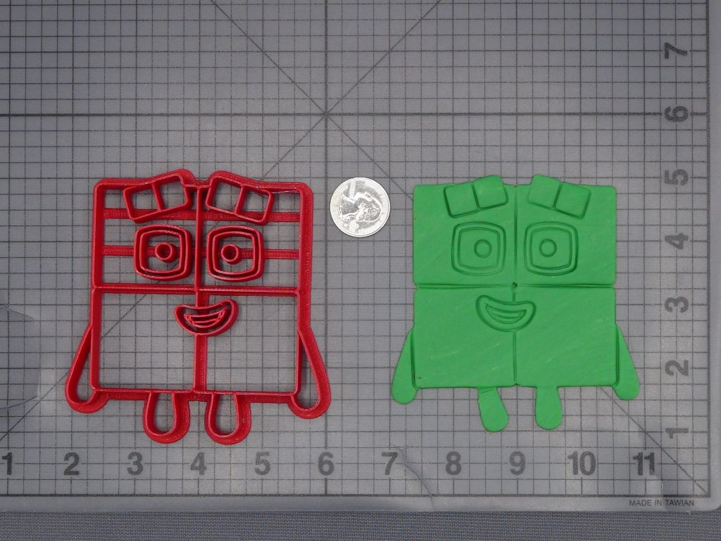 Numberblocks Adventures - Four 266-L554 Cookie Cutter