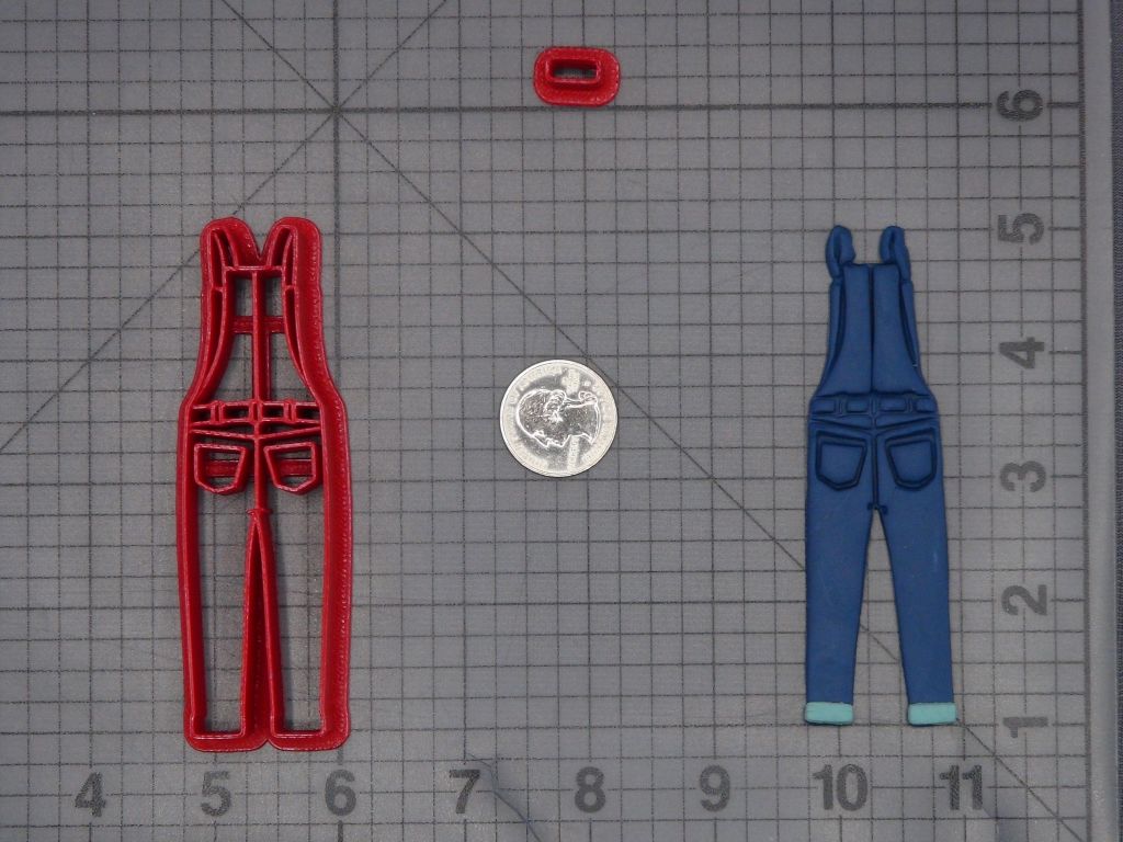 Overalls 266-L587 Cookie Cutter Set