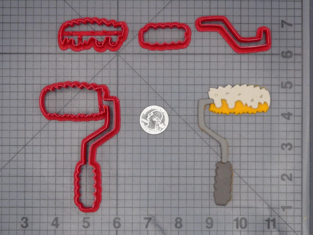 Paint Roller 266-L543 Cookie Cutter Set