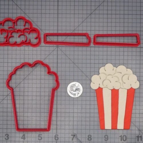 Popcorn 266-L642 Cookie Cutter Set