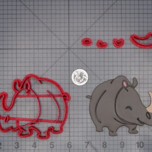 Rhino Body 266-L639 Cookie Cutter Set