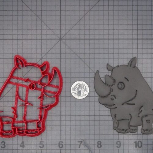 Rhinoceros Body 266-L677 Cookie Cutter