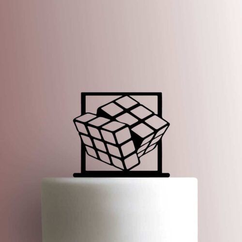 Rubiks Cube 225-C101 Cake Topper