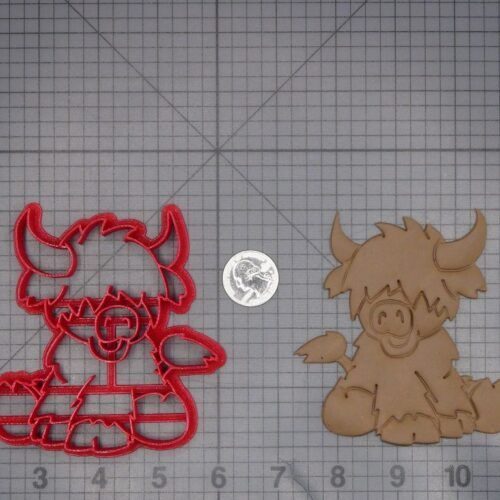 Scottish Highland Cow 266-L652 Cookie Cutter