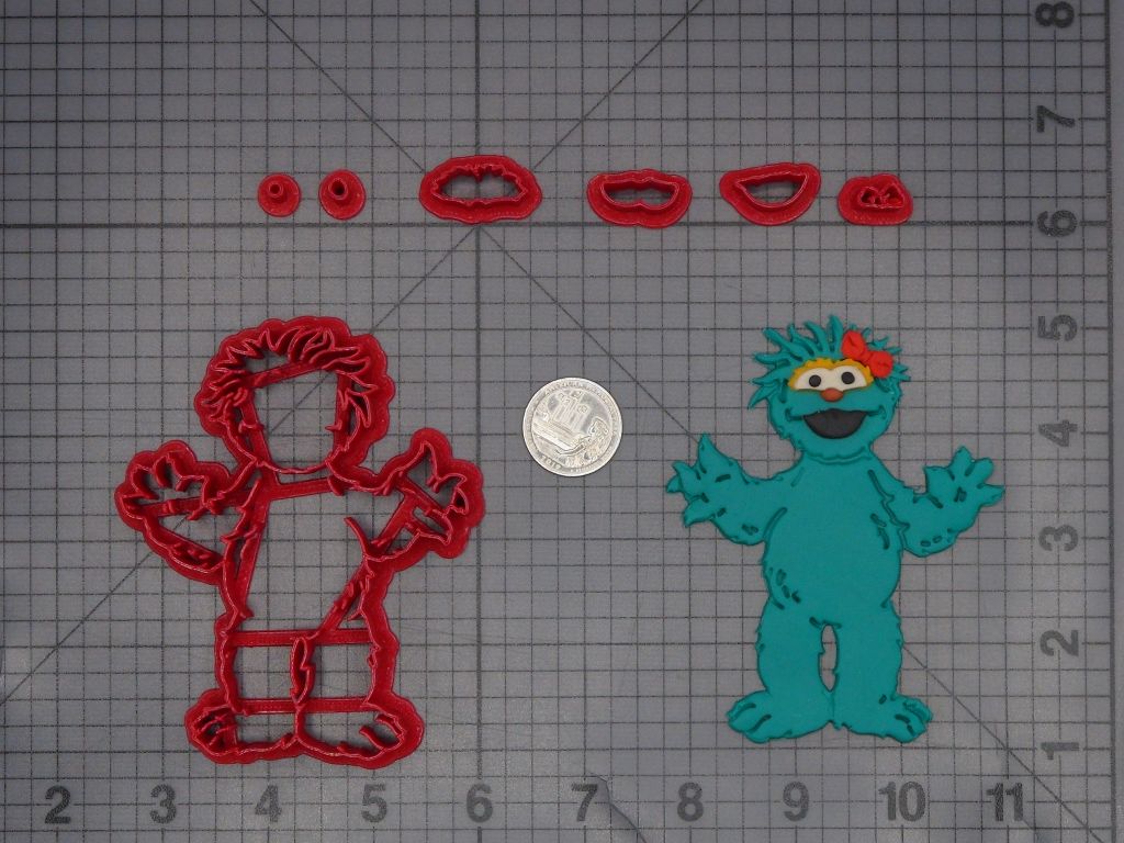 Sesame Street - Rosita Body 266-L570 Cookie Cutter Set