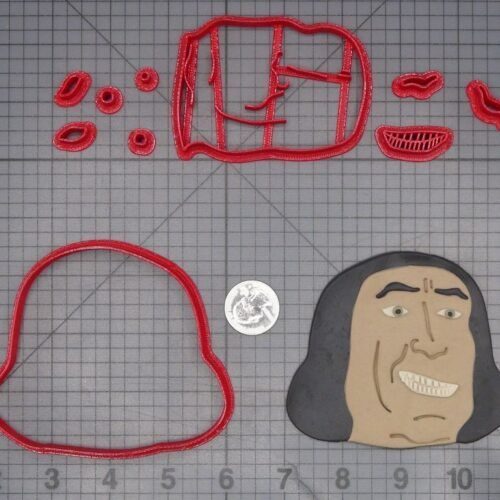 Shrek - Lord Farquad Head 266-L635 Cookie Cutter Set