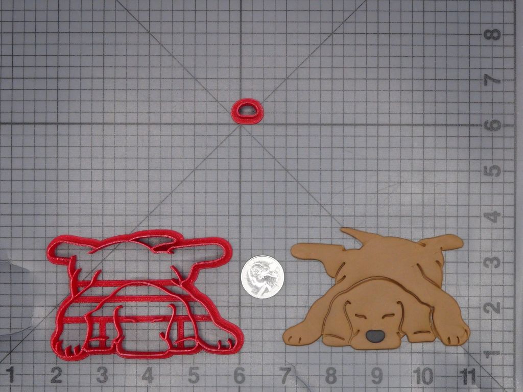 Sleeping Dog Body 266-L665 Cookie Cutter Set