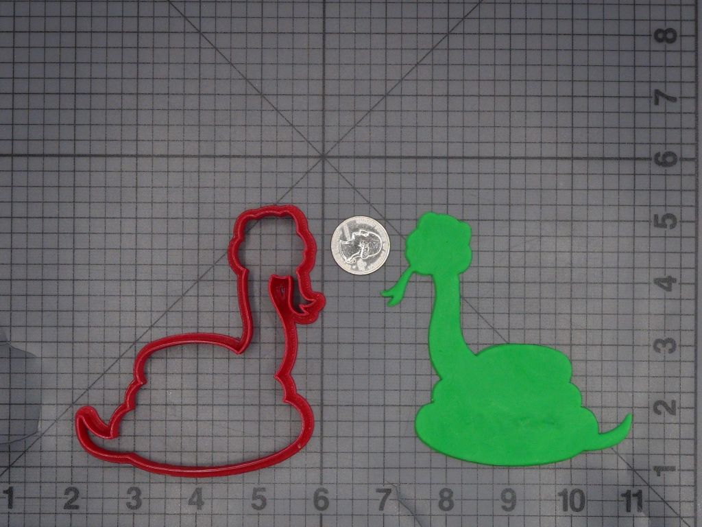 Snake 266-L598 Cookie Cutter Silhouette