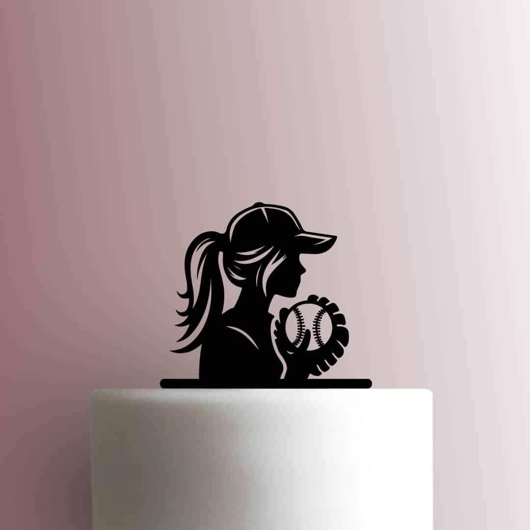 Softball 225-C092 Cake Topper