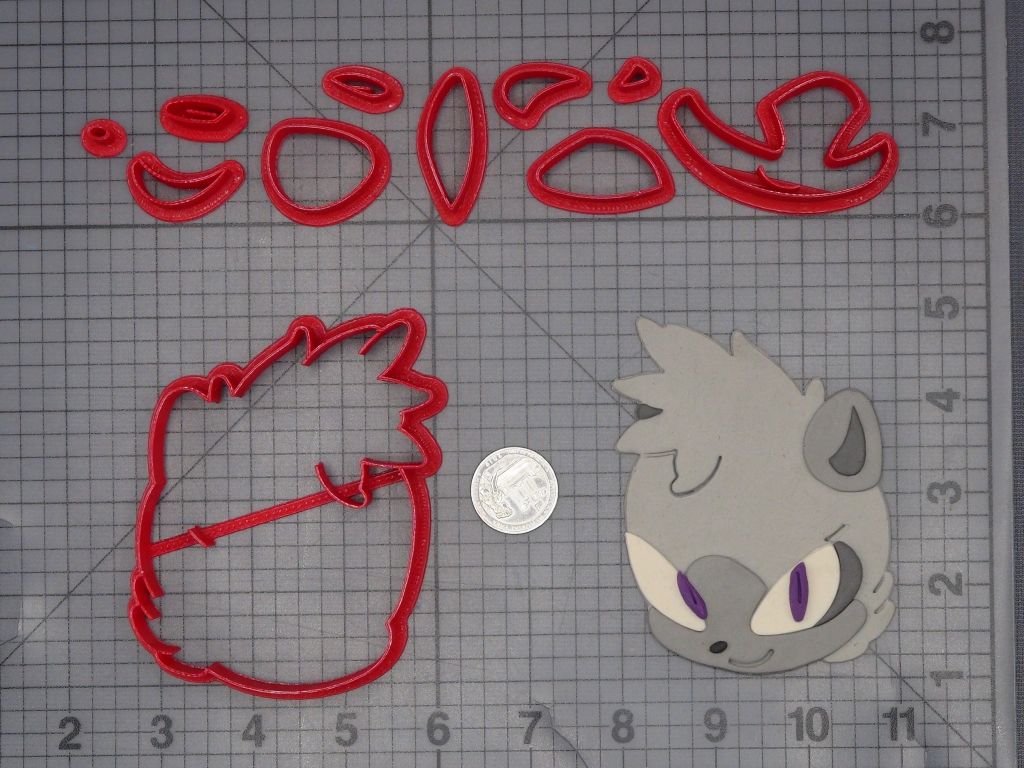 Sonic the Hedgehog - Tangle the Lemur Head 266-L569 Cookie Cutter Set