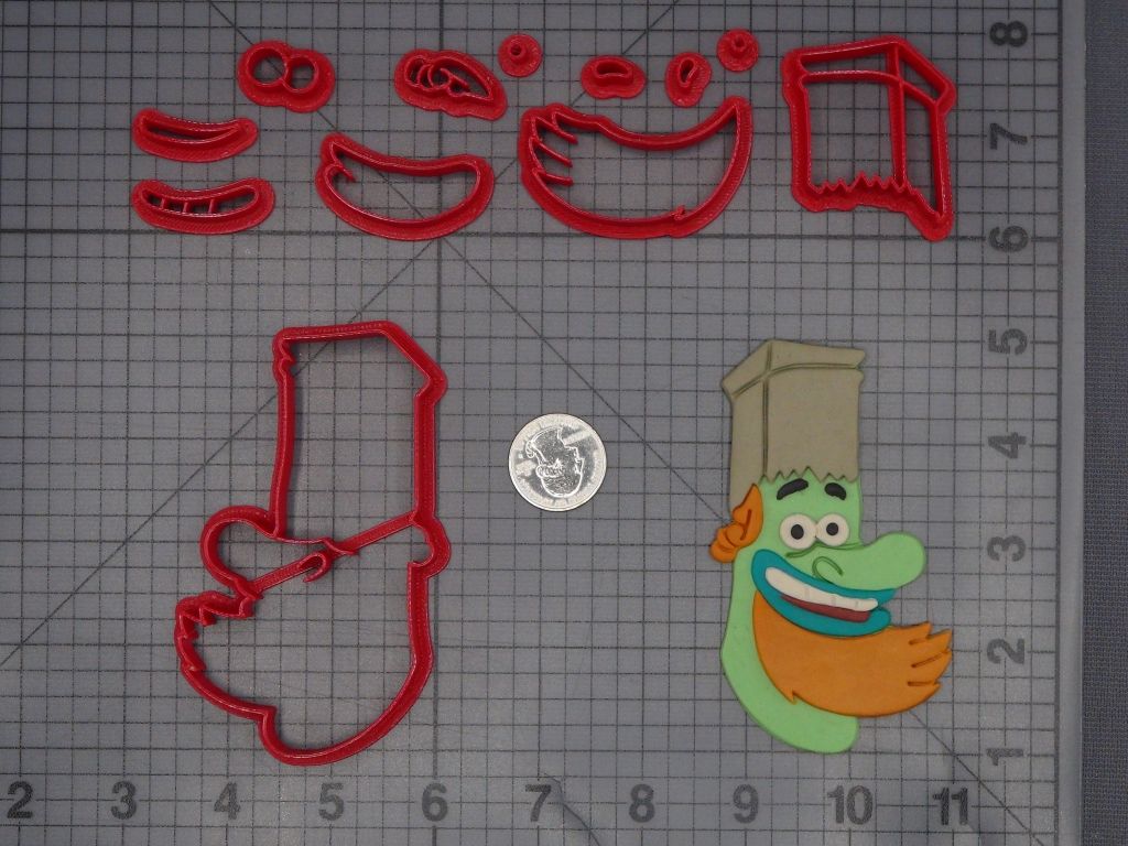 Spongebob Squarepants - King Neptune Head 266-L568 Cookie Cutter Set