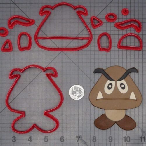 Super Mario - Goomba Body 266-L567 Cookie Cutter Set