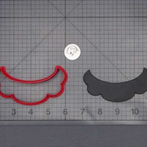 Super Mario Mustache 266-L504 Cookie Cutter Silhouette