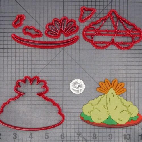 Tempura Shrimp 266-L538 Cookie Cutter Set
