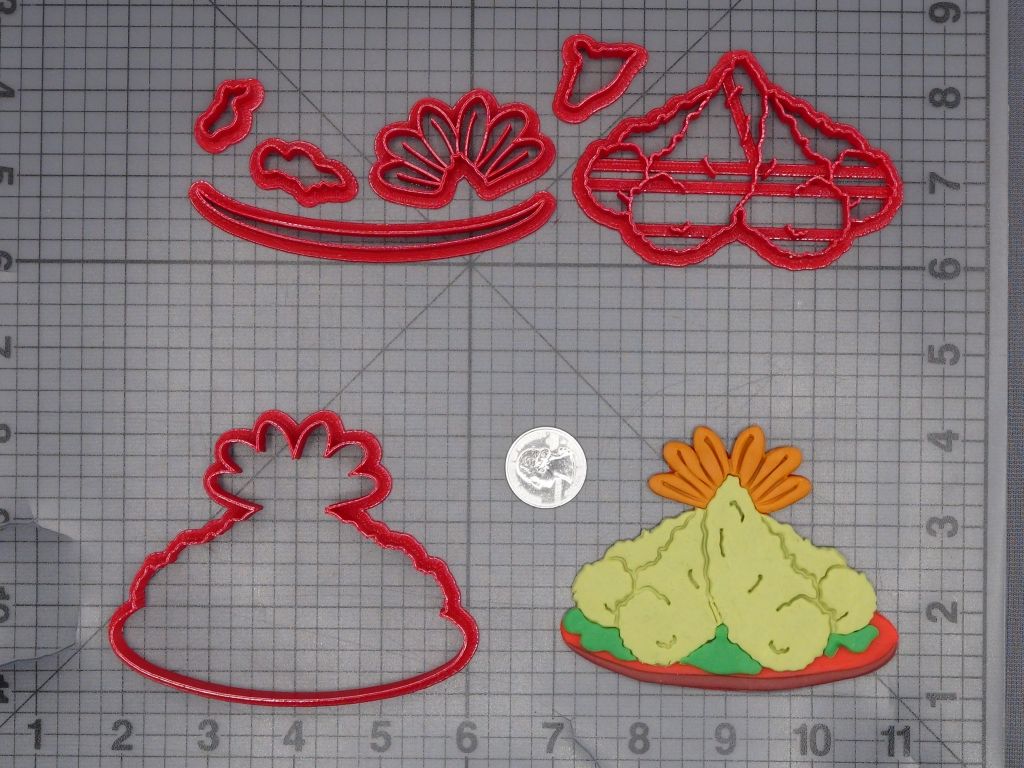 Tempura Shrimp 266-L538 Cookie Cutter Set
