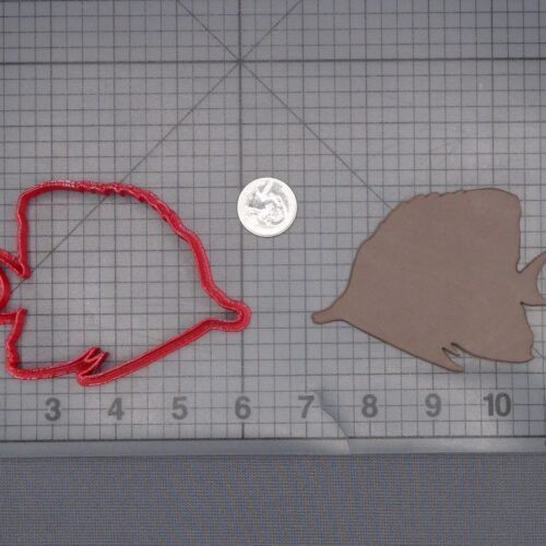 Tropical Fish Body 266-L572 Cookie Cutter Silhouette