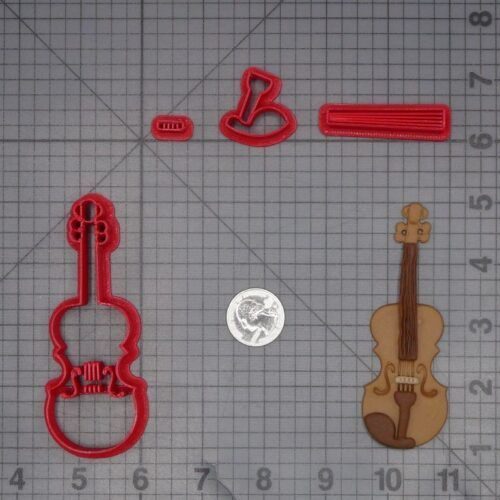 Violin 266-L536 Cookie Cutter Set
