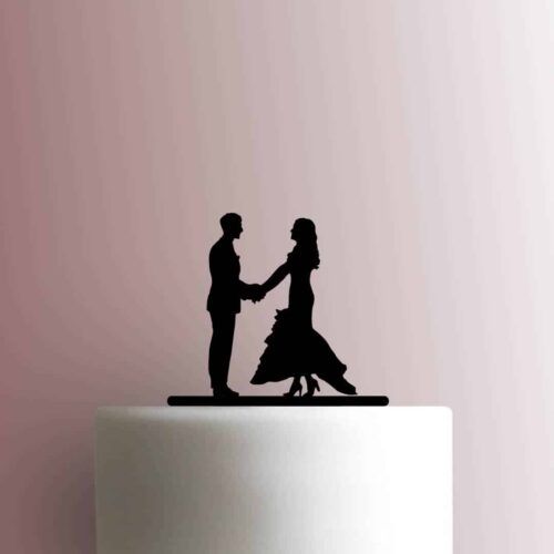 Wedding Bride and Groom 225-C094 Cake Topper