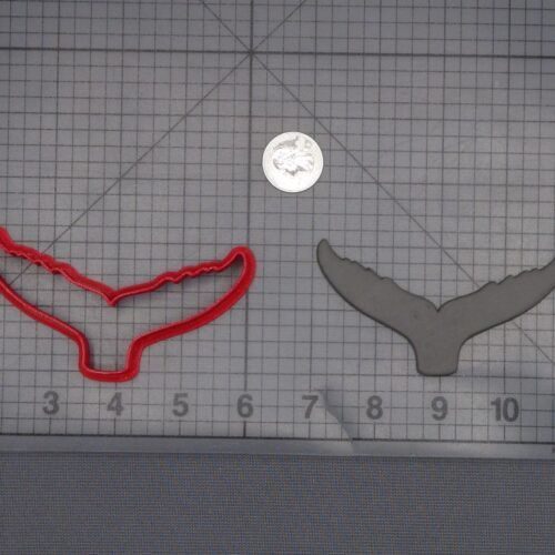 Whale Tail 266-L525 Cookie Cutter Silhouette