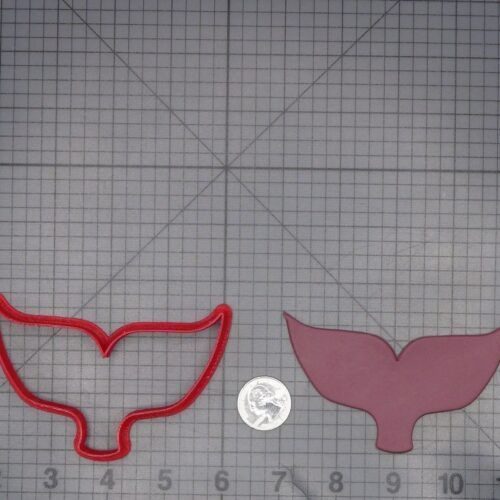 Whale Tail 266-L571 Cookie Cutter Silhouette