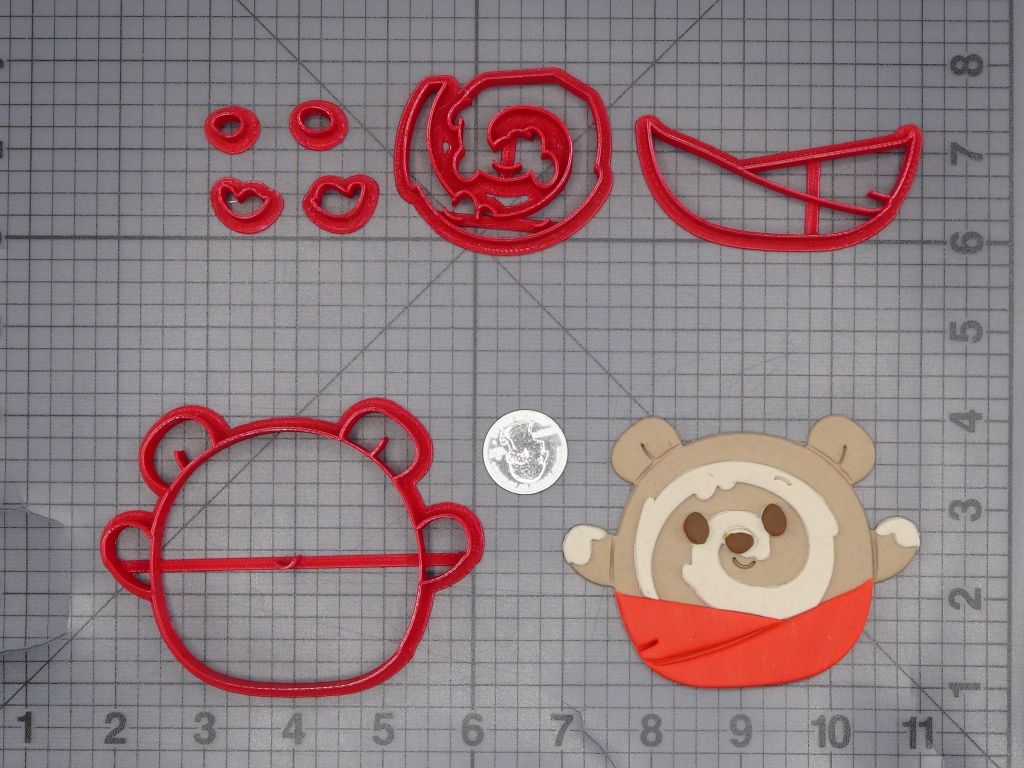 Winnie the Pooh Cinnamon Roll 266-L706 Cookie Cutter Set