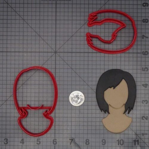 Woman Head 266-L607 Cookie Cutter Set
