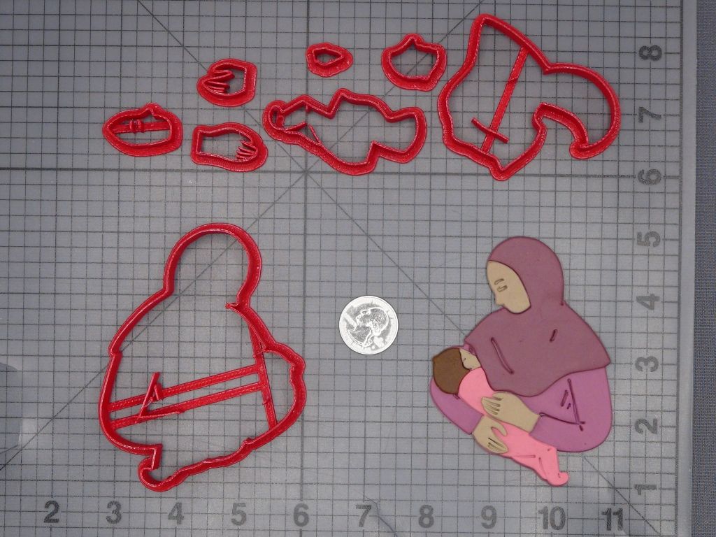 Breastfeeding Mom 266-L545 Cookie Cutter Set