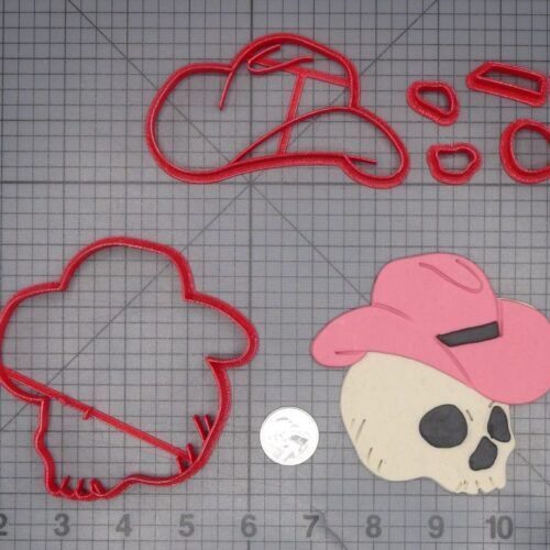 Cowboy Skull 266-L686 Cookie Cutter Set