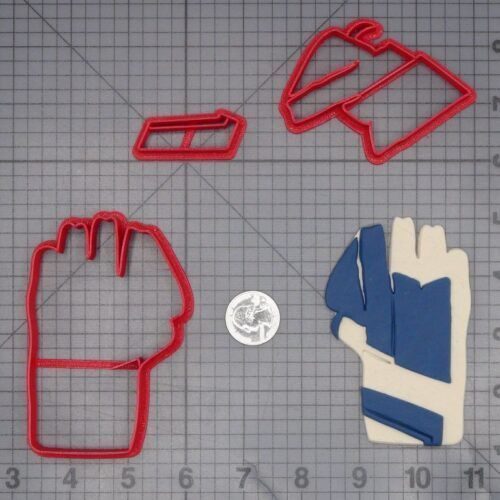 Cricket Glove 266-L745 Cookie Cutter Set