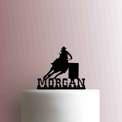 Custom Barrel Racing Name 225-C115 Cake Topper