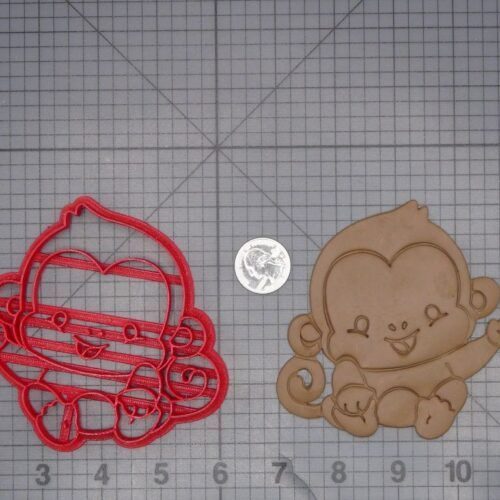Cute Monkey Body 266-L727 Cookie Cutter