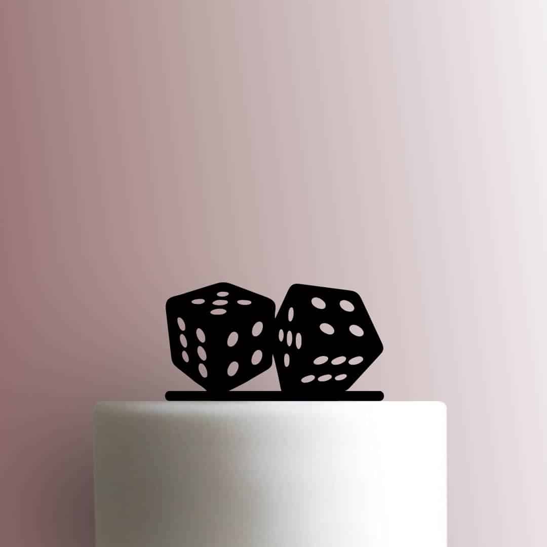 Dice 225-C109 Cake Topper