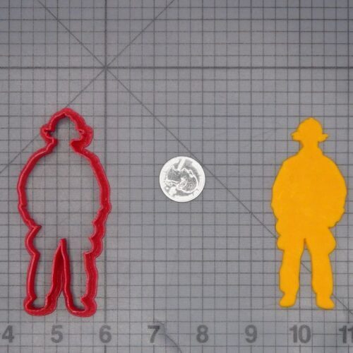 Firefighter Body 266-L750 Cookie Cutter Silhouette