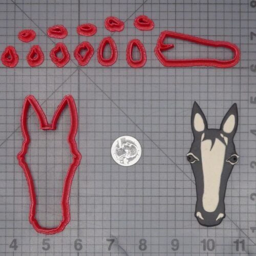 Horse Head 266-L565 Cookie Cutter Set