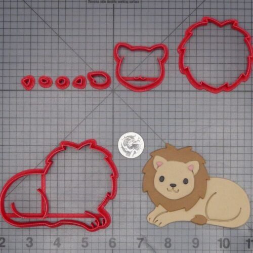Lion Body 266-L743 Cookie Cutter Set