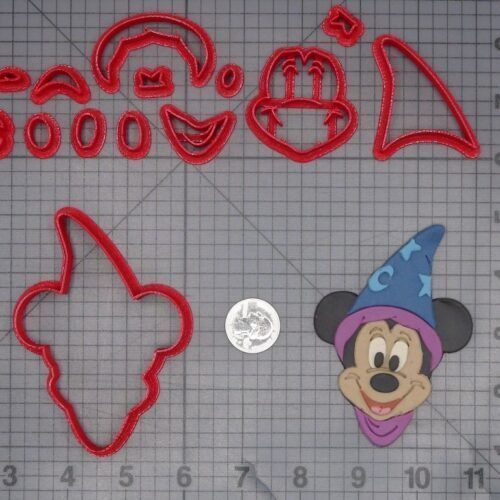 Mickey Mouse Sorcerer Head 266-L659 Cookie Cutter Set