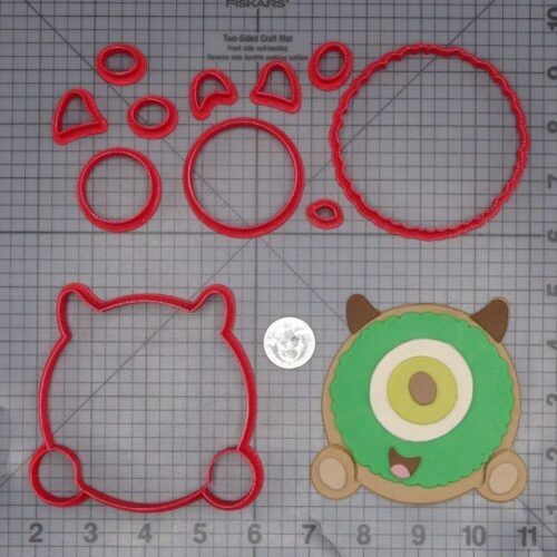 Monsters Inc - Mike Donut 266-L693 Cookie Cutter Set
