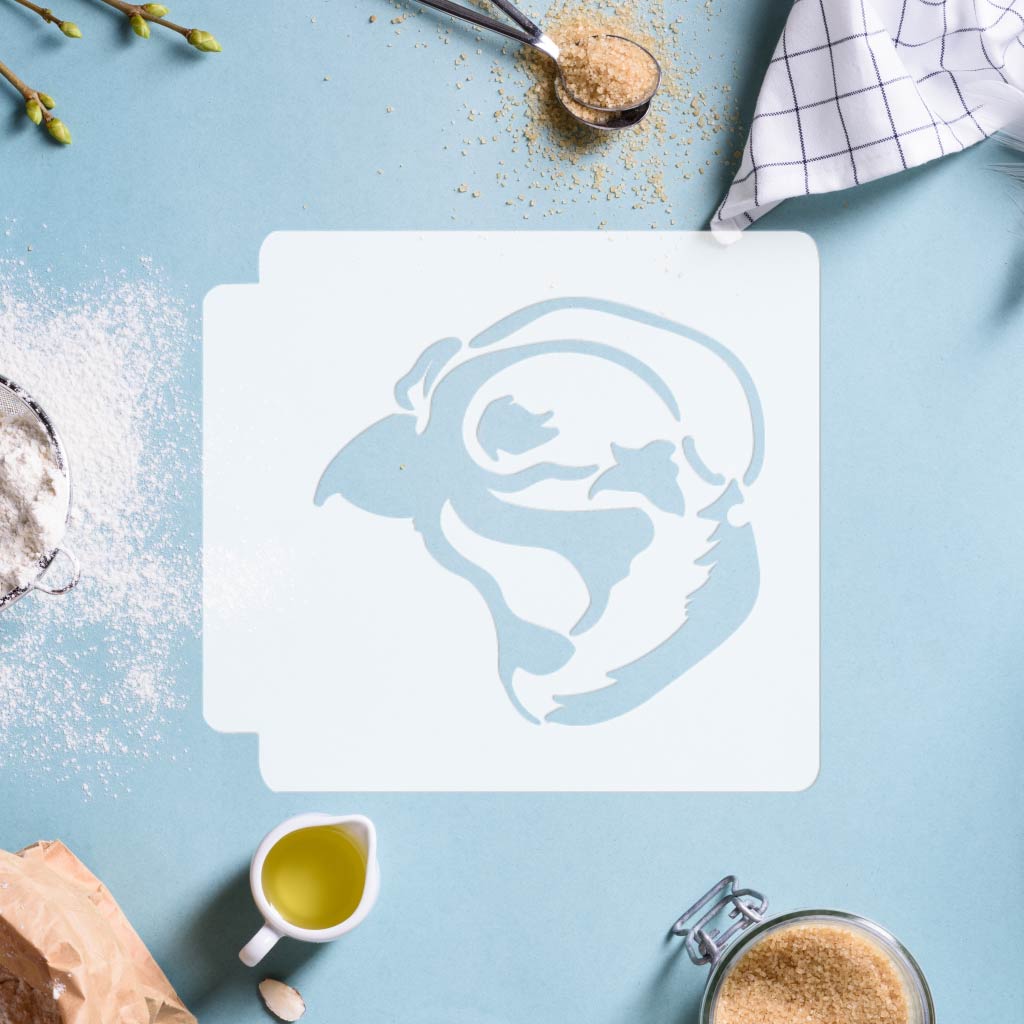 Montezuma Quail Bird Head 783-J324 Stencil