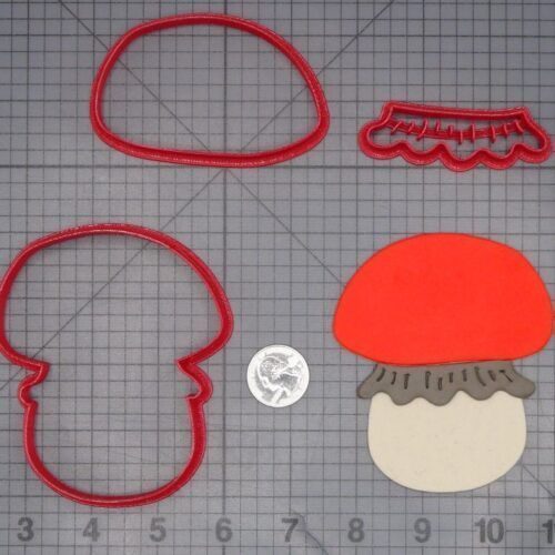 Mushroom 266-L764 Cookie Cutter Set