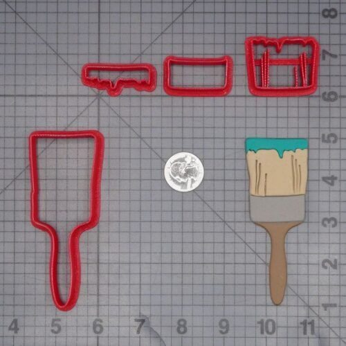 Paint Brush 266-L739 Cookie Cutter Set