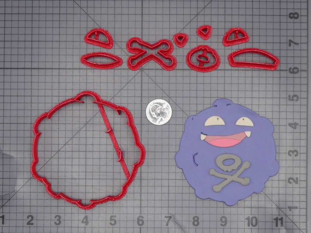 Pokemon - Koffing 266-L732 Cookie Cutter Set