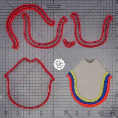 Poncho 266-L590 Cookie Cutter Set