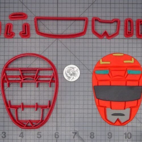 Power Rangers Lost Galaxy - Red Ranger 266-L710 Cookie Cutter Set