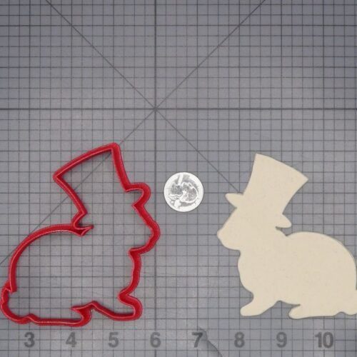 Rabbit with Hat 266-L774 Cookie Cutter Silhouette