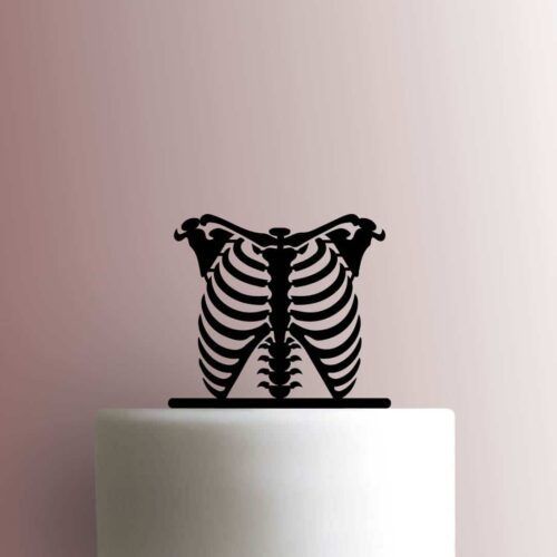 Skeleton Rib Cage 225-C131 Cake Topper