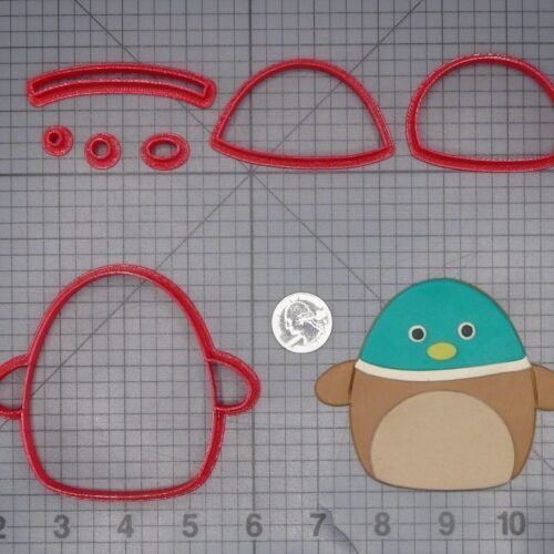 Squishmallow - Avery Duck 266-L760 Cookie Cutter Set